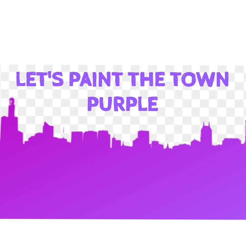 Paint the Town Purple San Saba Texas